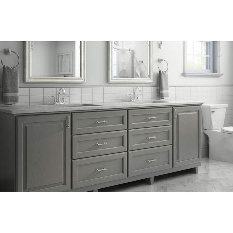 Liberty P23024-SN-CP, Athens Caspian Drawer Pulls Cabinet Hardware, Cabinet Handles, 3 or 3-3/4 In., Satin Nickel, 1 piece - Image 3